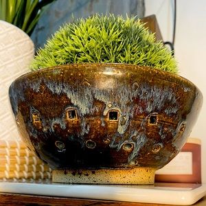 Handmade Berry Bowl Stoneware Ceramic Pottery Art | Colander| Kitchen Serving